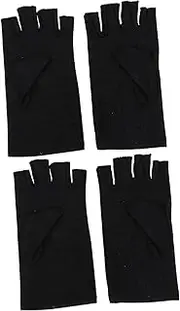 [VERDANVERSE] 2Pairs Unisex Half Finger Riding Gloves Breathable Slip Bike Gloves for Outdoor Activities UV Protection Touchscreen Compatible for Cycling and Driving