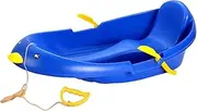 Aymzbd Children's Downhill Toboggan with Brake for Sand and Snow Activities 72cm Length