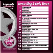 CAROLE KING & CARLY SIMON LEGENDS SERIES #34 KARAOKE CD+G NEW IN PLASTIC /PRINT