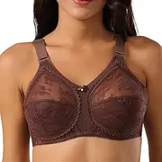 [SUABON] Women's Plus Size Wireless Minimiser Bra, Soft Full Figure Bra