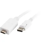 Pro.2 Displayport Plug to HDMI Plug Passive Adapter Cable 2m