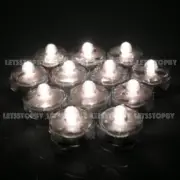 24 WarmWhite LED Submersible Wedding Vase Tower Tea Light Waterproof Centerpiece