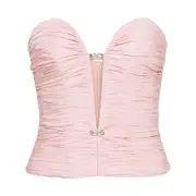 [Nafsika Skourti] Nafsika Skourti The Bomb Corset-style Top 8 UK PINK