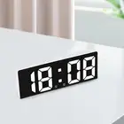 Alarm Clock Temperature Desktop LED Display Calendar Desk Clock for Home