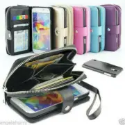 Samsung Galaxy S20 FE Ultra S10 S10 5G S8 S9 Plus Magnet Leather Zip Case Cover