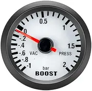 SFCPDDZYNE 52mm Turbo Boost Gauge Psi Oil Temp Oil Press Air Fuel Gauge Voltmeter Tachometer Turbo Pressure Gauge Water Temp Meter + Sensor Automotive Voltage Boost Meter(Gold)