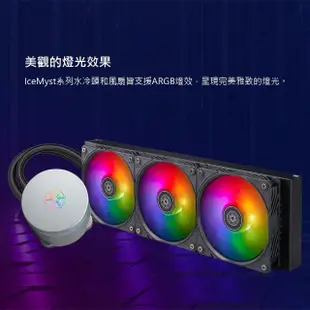 【SilverStone 銀欣】IceMyst 360(IM360-ARGB 水冷散熱器)