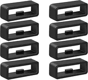 8-Pack Band keepers Compatible with Garmin Instinct/Instinct 2 Solar Watch Bands, 22mm Silicone Replacement Watch Band Loop/Holder/Retainer for Garmin Instinct Tactical/Solar/Tide/Esports