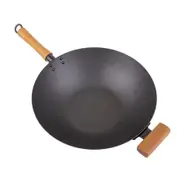 Excalibur Wok Non-Stick Stir Fry Pan 14" With Wood Handles Kitchen - 36cm