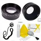 72MM FISHEYE LENS + ZOOM LENS + CLEANING KIT FOR SONY ALPHA CAMERAS