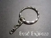 50pc Keyring Key Chain Split Ring Accessory Component Findings 25mm BULK LOT