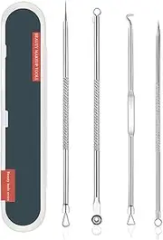 Blackhead Remover Comedone Squeezer Set, Blackhead Remover for Whitehead Acne on the Nose, Face, Blemishes