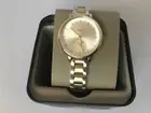 Fossil Women Jacqueline Three-Hand Silver Gold Tone Stainless Steel Watch ES4439
