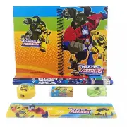 Transformers Animated Bumble Bee Stationary Set Pencils Eraser Sharpener
