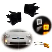 1Pair Amber/White LED Front Corner Turn Signal Lights For 2010 2011 Toyota Prius (for: Toyota)