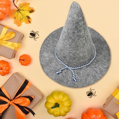Halloween Witch Hat Large Comfortable Cosplay Prop Gift Wide Brim Wizard Hat