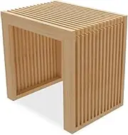 APRTAT Bamboo Dining Bench Indoor Long Bench Entryway Shoe Rack Bench,Outdoor Modern Wood Benches 35 Inch Bamboo Bench for Living Room Hallway Bedroom Bathroom