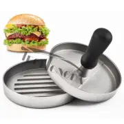 Aluminum Hamburger Press Beef Burger Grill BBQ Press Mold Patty Maker