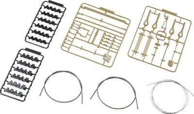figma Vehicles Tiger I Exterior Equipment Set 1/12 Scale Assembly Plastic