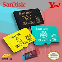 在飛比找蝦皮購物優惠-【Yes❗️公司貨】SanDisk 任天堂 Switch m