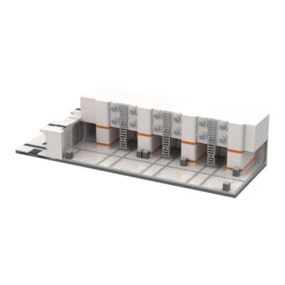 ZITIANYOUBUILD Sci-fi Battlefield Barracks Model 1684 Pieces MOC-119261