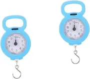 2pcs Portable Handheld Luggage Weight Scale Compact Travel Scale for Easy Outdoor Use Durable Fishing Baggage Weighing Tool Lightweight Design for Accurate Measurements