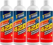 Formula 420 Glass Metal Ceramic Pipe Cleaner 12 Oz Bottles 4 Pack