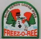 1999 Blue Heron Lodge 349 Freez-O-Ree Tidewater Council Virginia GRN Bdr. [MS-11
