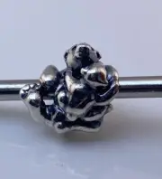 Trollbeads Polar Bear & Baby Bead 925 Silver