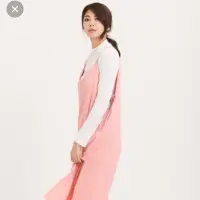 在飛比找蝦皮購物優惠-H:CONNECT 韓國品牌 女裝 - 側雙綁帶細肩洋裝-粉