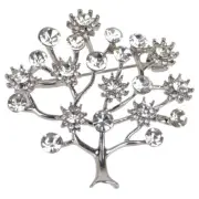 Ladies Tree Of Life Brooch or Pendant Silver Fashion Jewellery
