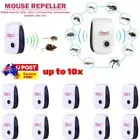 1-10x Ultrasonic Electronic Pest Mouse Cockroach Repeller Reject Insect Killer
