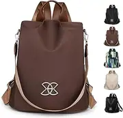 [Generic] Anti-Theft Large Capacity Backpack, Travel Safe Backpacks, Anti Theft Lightweight Shoulder Bags for Women, Adjustable Strap