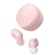 WM01 TWS Bluetooth Earphones Stereo Wireless 5.0 Bluetooth Headphones Touch Control Noise Cancelling Gaming Headset - Pink