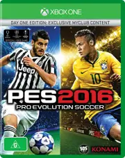 Pro Evolution Soccer 2016 (Xbox One) Rare AU Day One Edition PES 16 Collectable