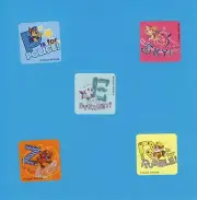 50 Paw Patrol Dogs Value Stickers - Everest, Skye, Rubble, Zuma, Chase