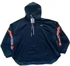 NWT Savage x Fenty Flames Hoodie Sweatshirt •Adult XL• Black Essential Oversized