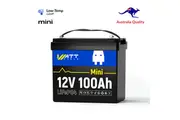 WattCycle 12V 100Ah Mini LiFePO4 Lithium Battery BMS, Low-Temperature Protection - Ideal for RVs, Golf Cart, Off-grid, E-Golf Trolley, Catamaran, Marine and E-Scooter