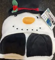 SOFT Fleece Snowman Hooded Blanket, Glow-in-the-dark 40" X50”NWT