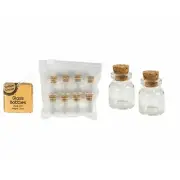 24 Mini Cork Stopper 2.4x2cm Small Glass Vial Jar Craft Bottle Storage Favour