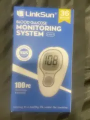 g-425-3 blood glucose monitoring system with 100 pc test strips for Diabetes
