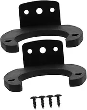 PartyKindom 2PCS Wireless Microphone Clamp Durable Silicone Wall Mount Mic Stand Holder Against Falls Compatible with Microphones for Home and Use