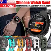 Silicone Watch Band Bracelet for Garmin Forerunner 735XT 220 230 235 620 630