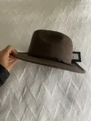 Tilley Montana Pure Wool Brown Hat Size L - 7 3/8. BNWT RRP $199