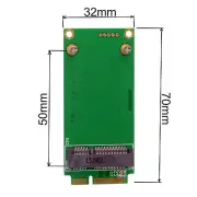 NFHK 3x5cm mSATA Adapter to 3x7cm Mini PCI-e SATA SSD for Eee PC S101 900 T91