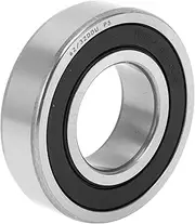 X AUTOHAUX 62/32DDU Deep Groove Ball Bearings P5 32x65x17mm Lubricated Bearings Double Rubber Seal Black Silver Tone Scooter Skateboard Wheel