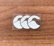 CANTERBURY (50mm) CCC BALMAIN 80s WHITE NRL RUGBY LEAGUE RESTORE PATCH BADGE