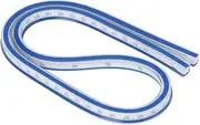 Flexible Measuring Ruler, Double Sided Flexible Vinyl Curve Ruler for Engineering Drawing, Garment Design and Surveying (60cm/23.62")