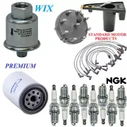 Tune Up Kit Filters Cap Wire Spark Plugs For FORD THUNDERBIRD V8 4.2L 1982 (for: Ford)