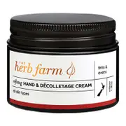 The Herb Farm Refining Hand & Decolletage Cream, Organic, Essential Oils, 50ml